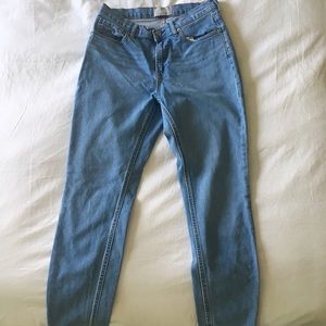 Everlane High Rise Jeans - light wash - sz 29